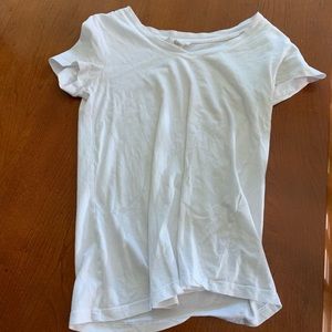 Plain white tee